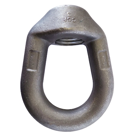 Anvil Eye Nut, 3/4" Thread Size, 11/16 in Thread Lg, Steel, Galvanized 0500373154